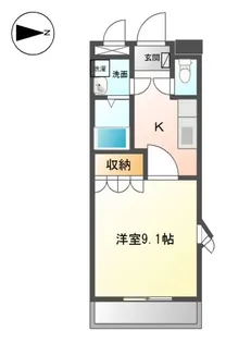 エクセルハイム【1階】の間取り