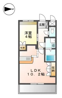 プラムガーデンYouki【2階】の間取り
