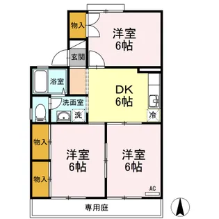 ハーモニック フィール・【B203号室】の間取り