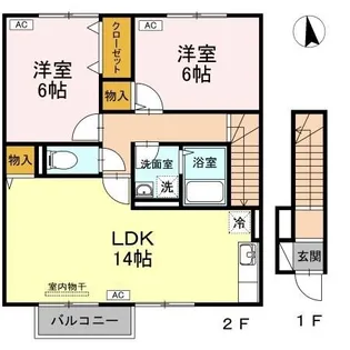 カンタベリ・【2階】の間取り