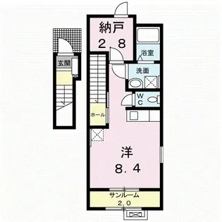 アクティブシティ【2階】の間取り
