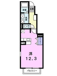 クレメント・エヌ A【1階】の間取り