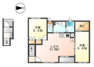 STELLA A.I【2階】の間取り