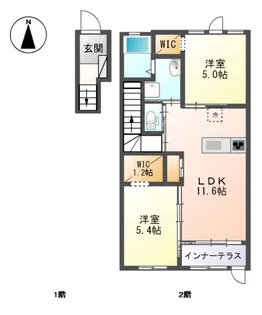 グレーシア【2階】の間取り
