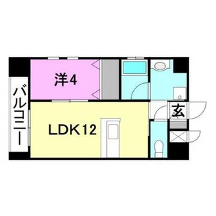 quinze lieu【401号室】の間取り