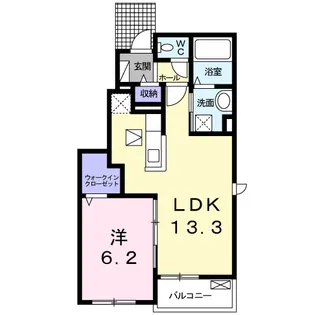 リベラメンテ Ⅰ【1階】の間取り