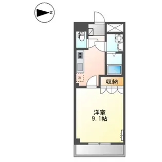 エクセルハイム【106号室】の間取り