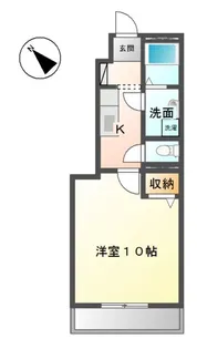 グローリーアース【103号室】の間取り