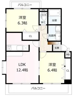 ユーミーさくら・【301号室】の間取り