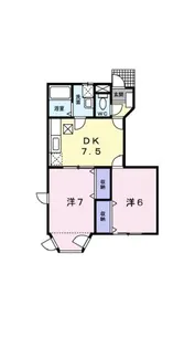 エクセル南江戸【1階】の間取り