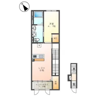 アメニティ・ハイツ【2階】の間取り