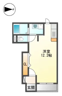 グランディールN【1階】の間取り