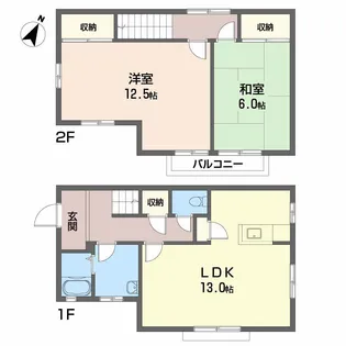 愛媛県松山市畑寺町【一戸建】の間取り