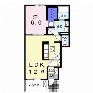 M.バンテ フォルトゼッツェン【1階】の間取り