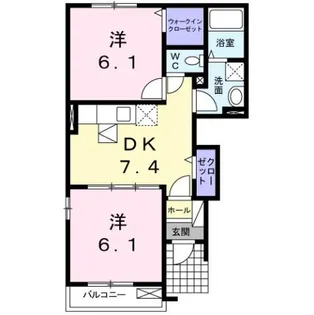 メルヘンライツ【1階】の間取り