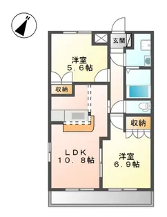 Tiare【1階】の間取り