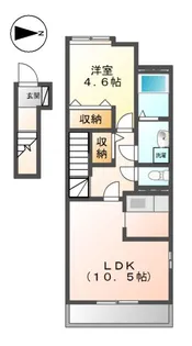 クオーレ【2階】の間取り