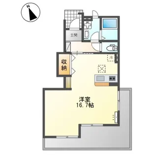 BIG フォレスト 小坂【1階】の間取り