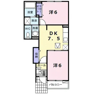 カーサ・セレノ N【1階】の間取り