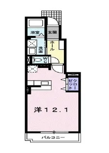 レーベン・バオム C【1階】の間取り