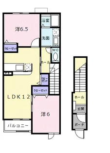 ピエタ・フィリアーレ椿 B【2階】の間取り