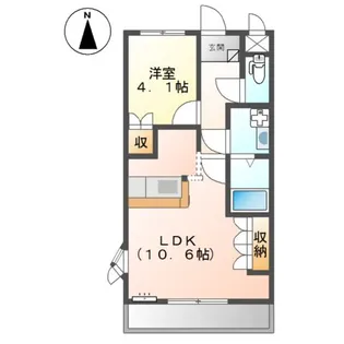フォレスト・ビラ【2階】の間取り