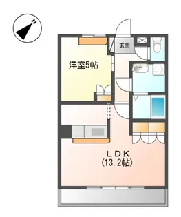 パシフィックヒルズ本郷【2階】の間取り