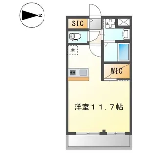 エミネンス・フルール【1階】の間取り