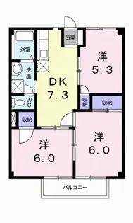 ニューシティマツザワ【1階】の間取り