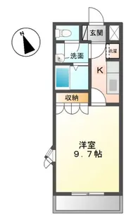 プランドール・カネキB棟【1階】の間取り