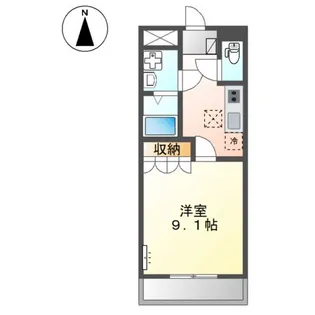グレースヴィラ【1階】の間取り