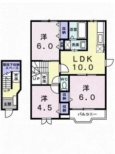 ハーモニー高岡Ⅰ【2階】の間取り
