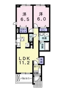 マンダリン フルールⅠ【1階】の間取り