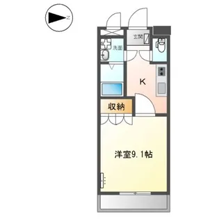 エクセルハイム【1階】の間取り