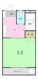 福岡マンション・【307号室】の間取り