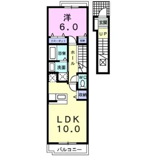 Mフラン【2階】の間取り