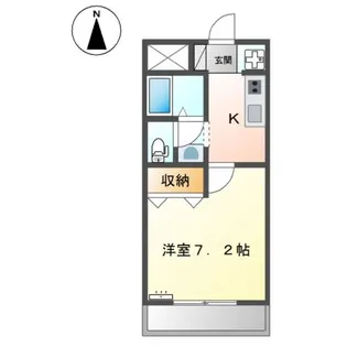 サンシャイン柳【2階】の間取り