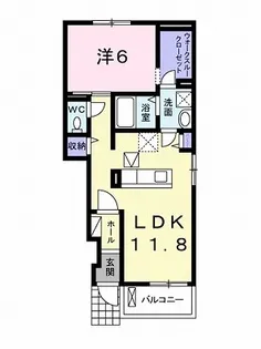 レジデンスT・IYO・Ⅱ【1階】の間取り
