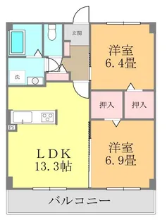 フォブールラシュレ・【103号室】の間取り
