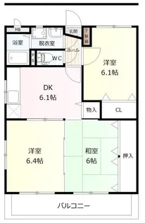 マジョーレ和田・【103号室】の間取り