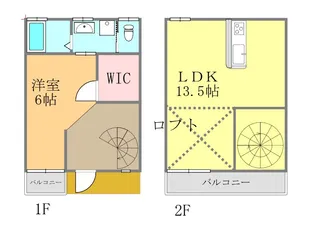 PLUM VILLAGE【D号室】の間取り