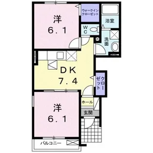 メルヘンライツ【1階】の間取り