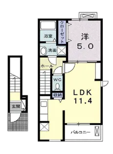 エクセル駅前【2階】の間取り