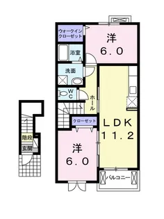 ビルゴ・プラシード【2階】の間取り