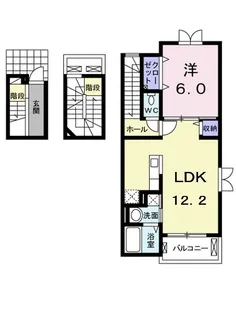 メルローズ【3階】の間取り