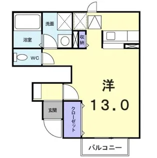アンクルールB【1階】の間取り