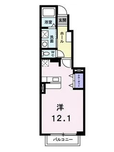 ホライズン・タカオカⅠ B【1階】の間取り