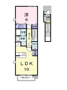 アドラブール【2階】の間取り