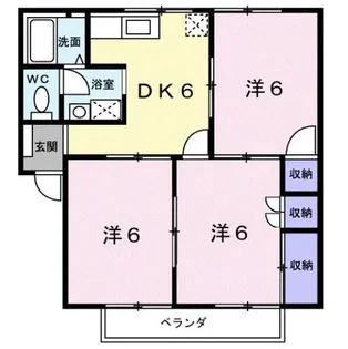 サン・シティ【1階】の間取り