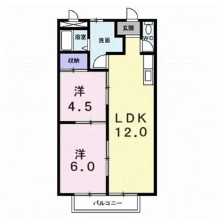 サンホーム【1階】の間取り